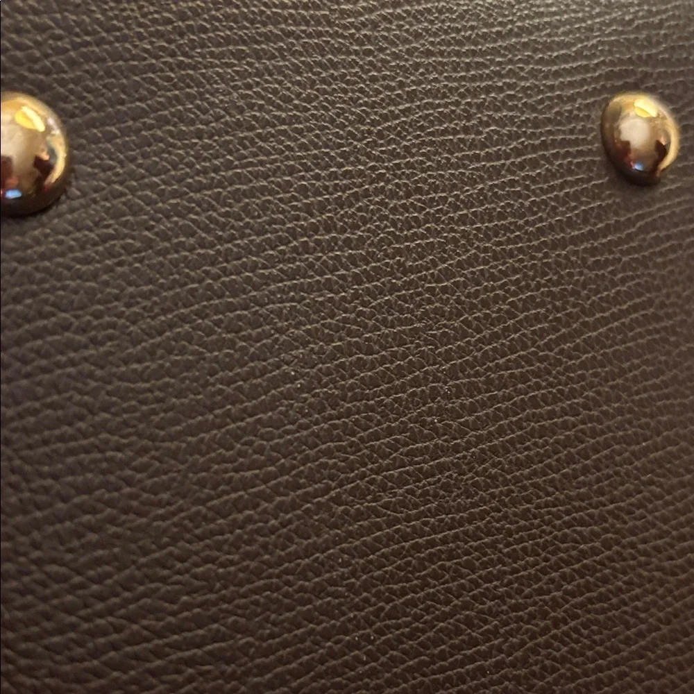 Max Studio Men's Briefcase with Tan and Brown Accents